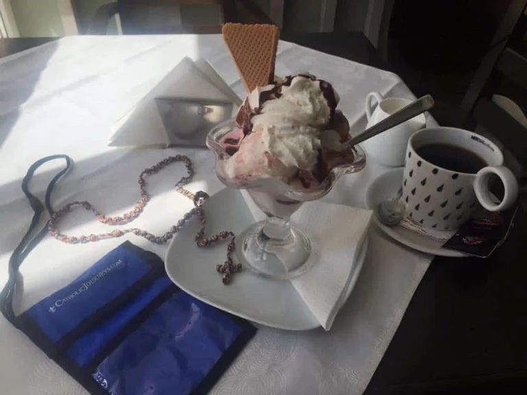 Croatian-Ice-Cream Croatian ice Cream on Medjugorje pilgrimage