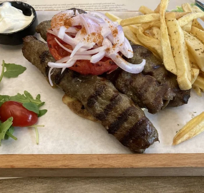 greece-food greece food kebabs pilgrimage saint paul