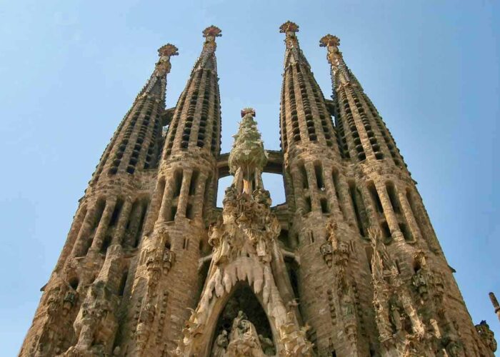 Barcelona-Sagrada-Familia-close-up-dreamstime_m_20213 Barcelona Sagrada Familia shrines of spain pilgrimage