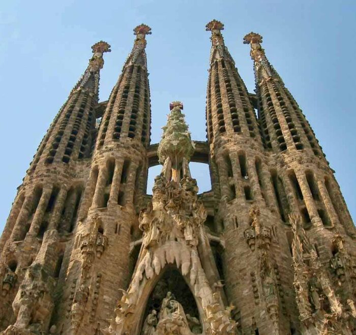 Barcelona-Sagrada-Familia-close-up-dreamstime_m_20213 Barcelona Sagrada Familia shrines of spain pilgrimage