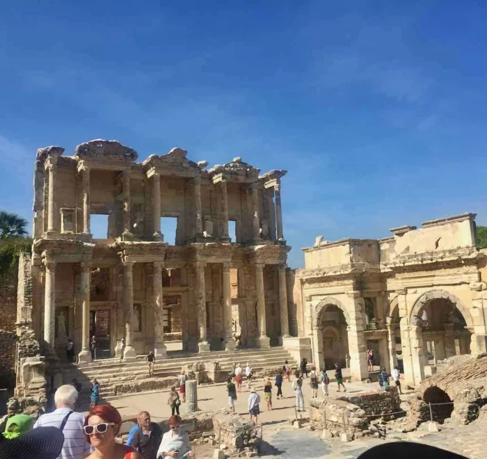 Ephesus-library Ephesus library greece pilgrimage st. paul