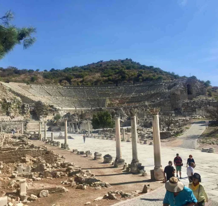 Ephesus-theater Ephesus theater greece st paul pilgrimage tour