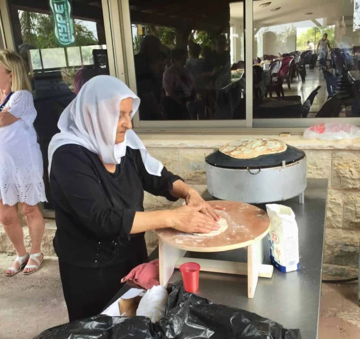 Holy-Land-Cooking Holy Land pilgrimage tour cooking woman