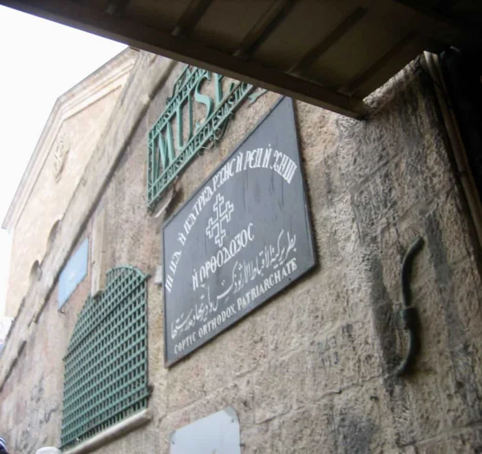 Jerusalem Jerusalem tour sign on holy land pilgrimage tour