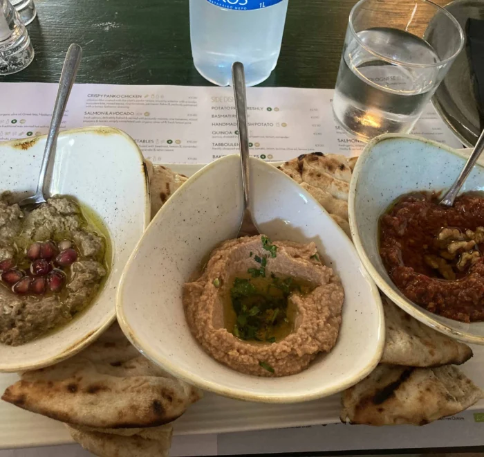 hummus greek appetizer food pilgrimage tour