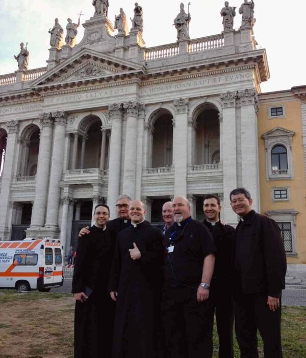 St-John-Lateran-priests St John Lateran priests Rome pilgrimage