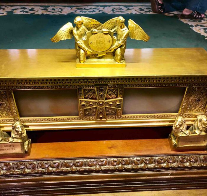 basilica-loyola-ossuary reliquary of st. ignatius loyola spain pilgrimage