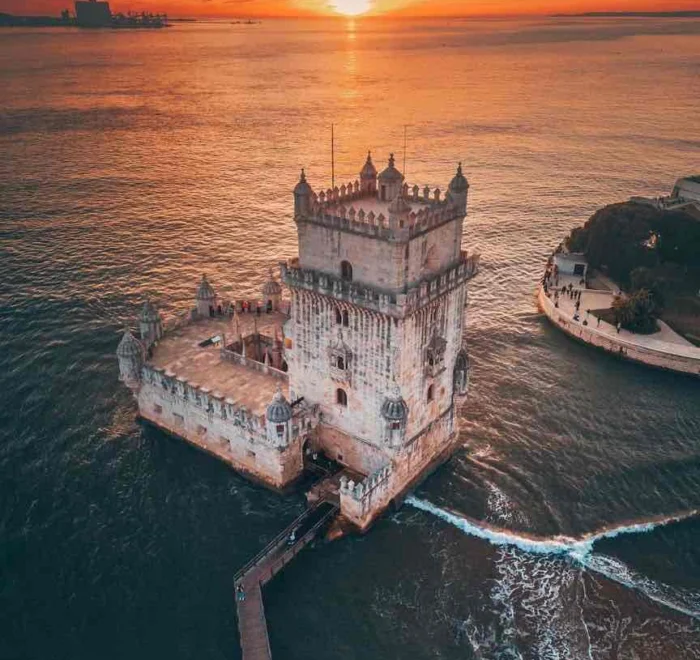 belem-tower-lisbon-portugal belem tower lisbon portubal pilgrimage tour