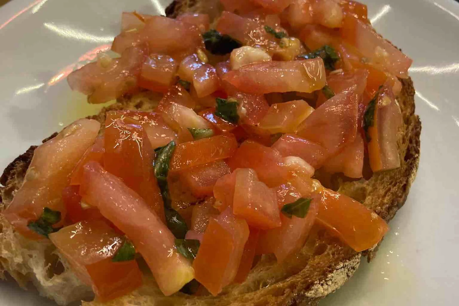 brushetta-rome food Bruschetta rome food pilgrimage italy