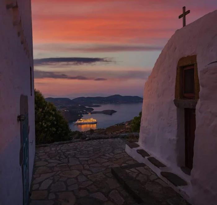 dusk-patmos Dusk at Patmos greece pilgrimage tour
