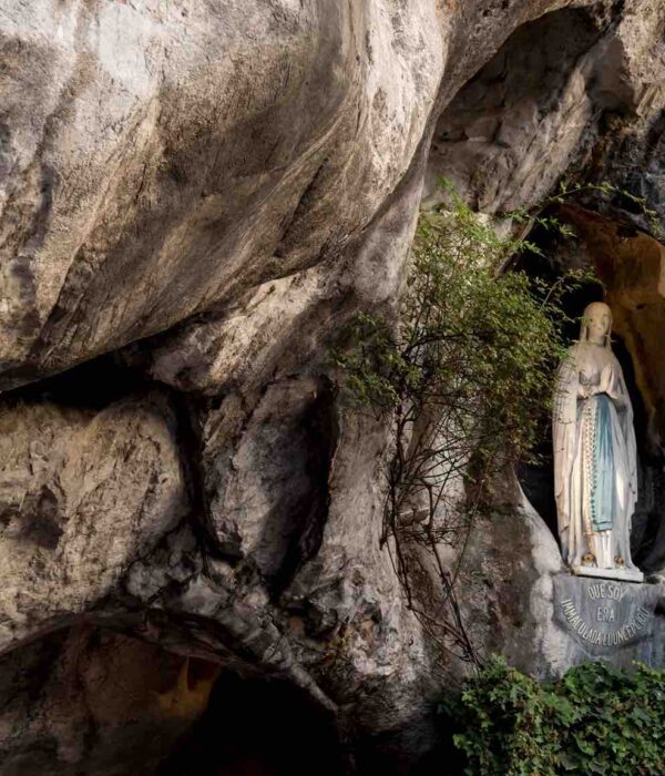 grotto-lourdes-pilgrimage lourdes grotto on pilgrimage
