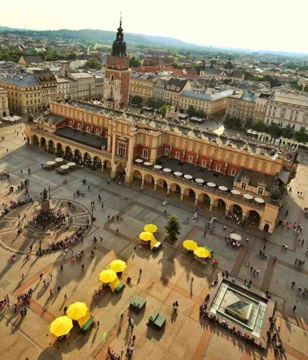 krakow-aerial krakow poland aerial pilgrimage tour