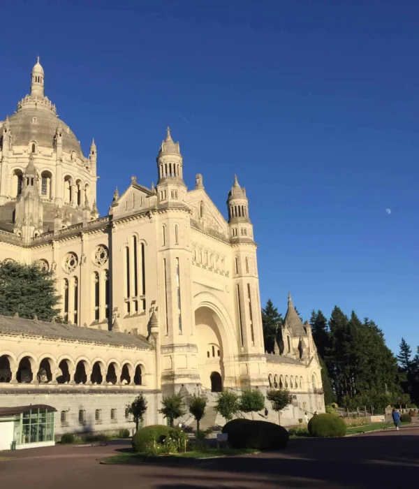 lisieux view on the france lisieu church france pilgrimage tour