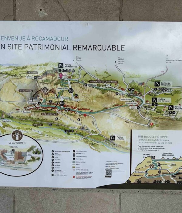 map-rocamadour map of rocamadour france on pilgrimage tour