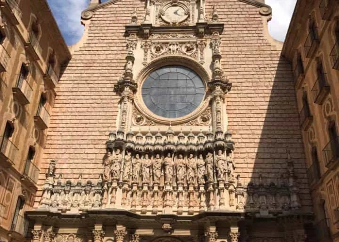 montserrat-facade facade at montserrat spain