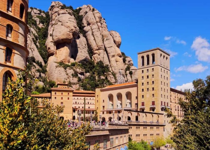 montserrat-spain-pilgrimage view of montserrat abbey in spain pilgrimage tour