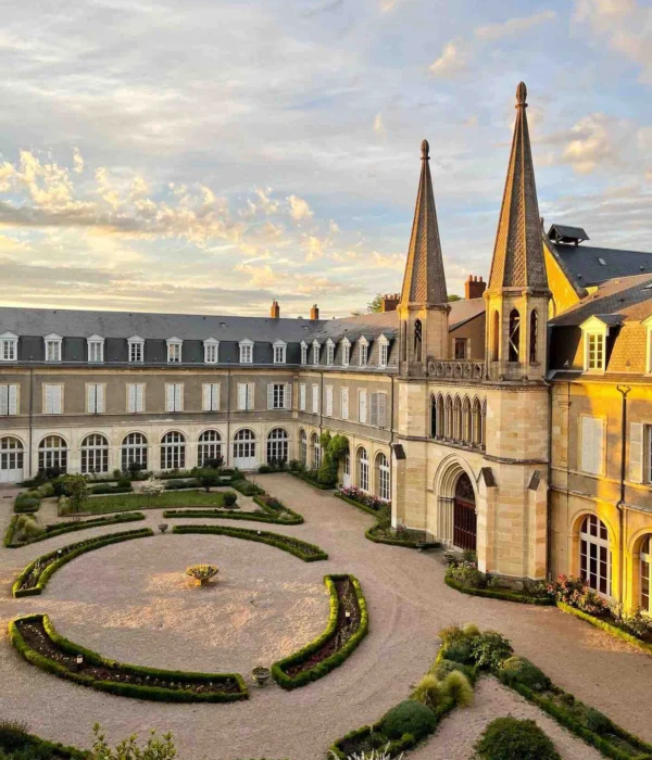 nevers nevers france courtyard france pilgrimage