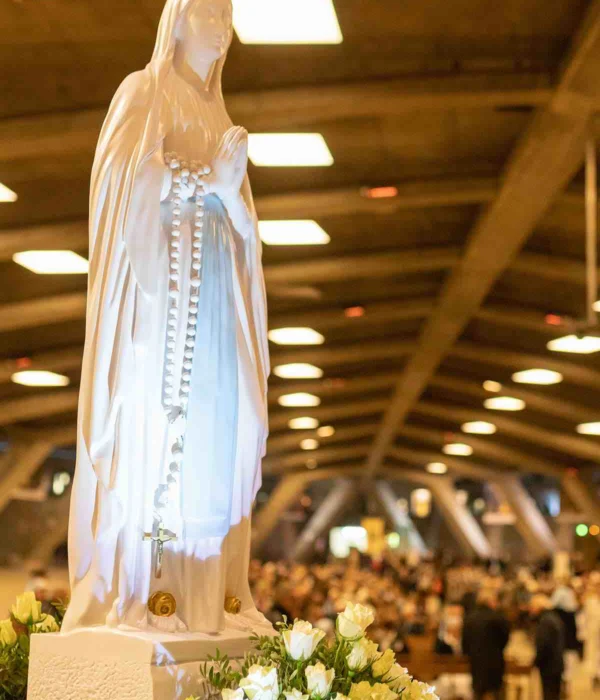 our-lady-lourdes Our lady of Lourdes statue pilgrimage tour
