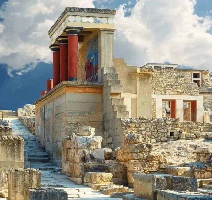 palace-knossos-greece-pilgrimage palace of knossos greece near heraklion pilgrimage tour