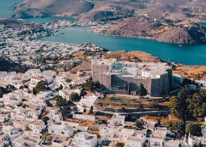 patmos-aerial Patmos aerial view greece pilgrimage tour