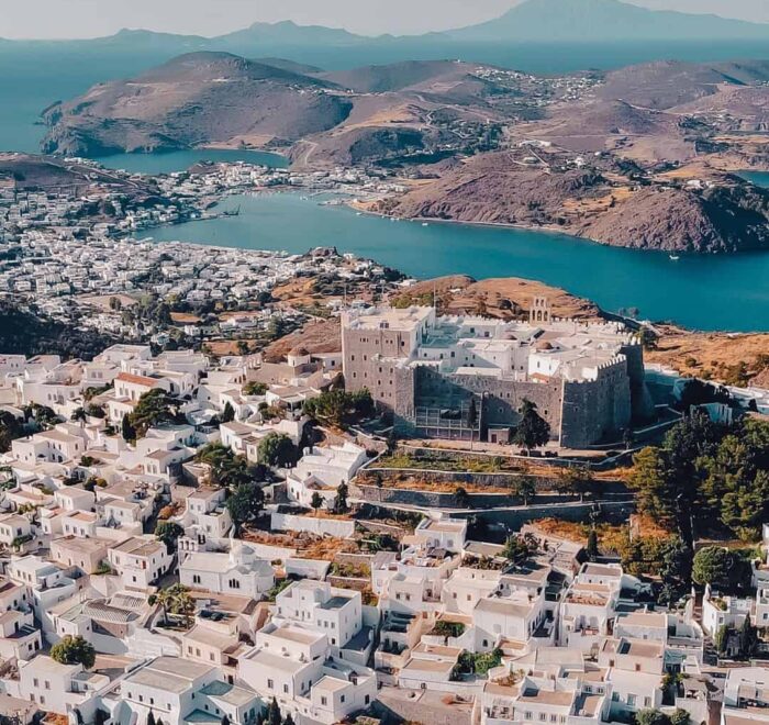 patmos-aerial Patmos aerial view greece pilgrimage tour