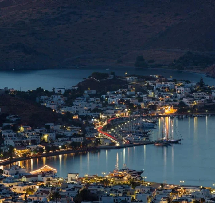 patmos-night patmos at night pilgrimage tour