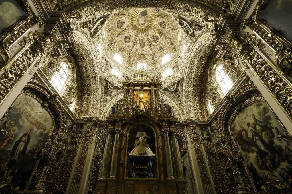 rosary-chapel-puebla-pilgrimage Dominican Rosary Chapel in Puebla pilgrimage tour