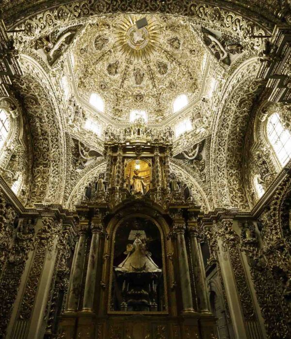 rosary-chapel-puebla-pilgrimage Dominican Rosary Chapel in Puebla pilgrimage tour