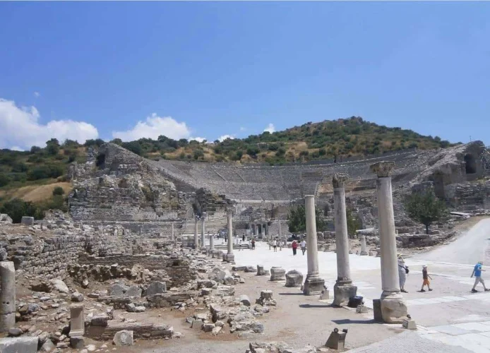 st-paul-letter-ephesians-theater Theater where Saint Paul preached to the Ephesians greece pilgrimage