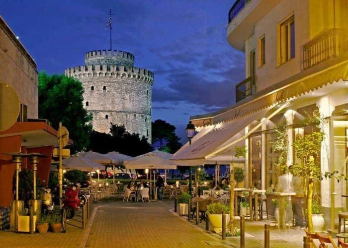 thessaloniki-street-greece thessaloniki street greece pilgrimage tour