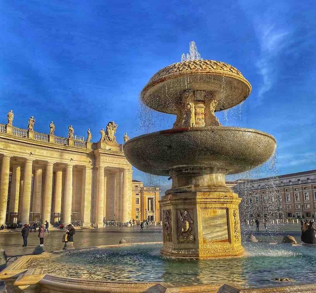 vatican-fountain-italy fountain vatican rome italy pilgrimage tour