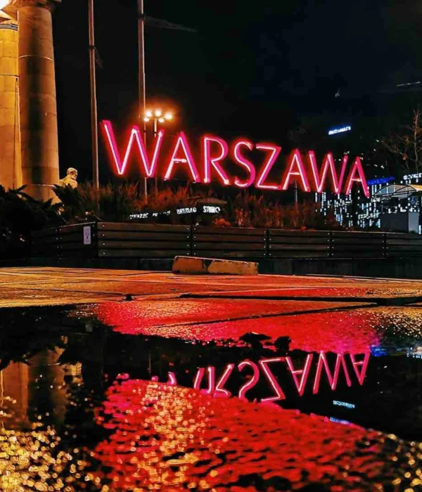 warsaw-sign-poland warsaw sign divine mercy poland pilgrimage tour
