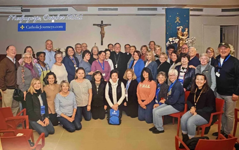 InsideMarija Marija's-home Medjugorje pilgrimage tour
