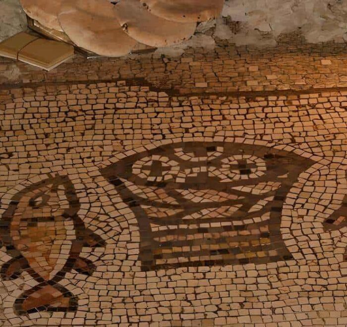 mosaic-loaves-fishes-tabgha-israel