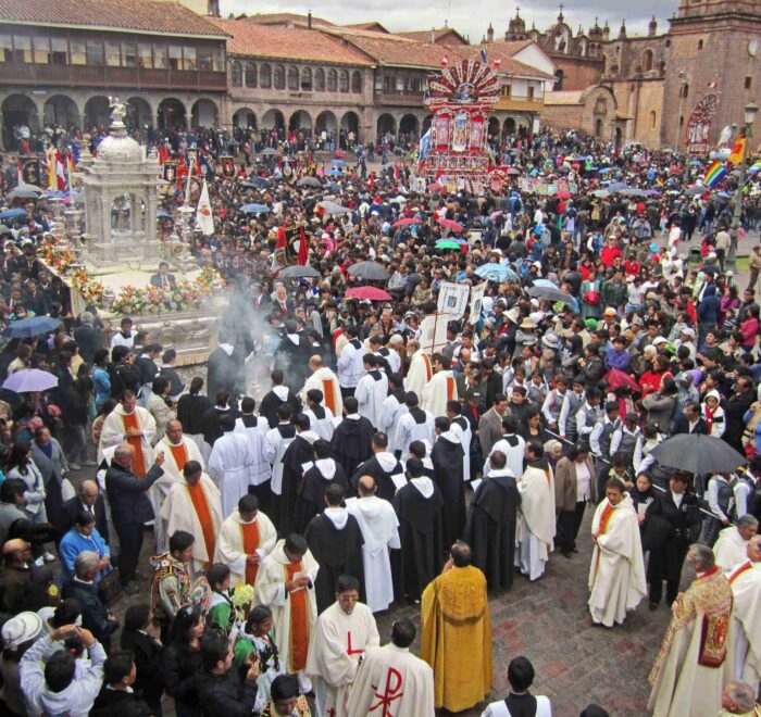 cusco-corpus christi-procession Cusco Peru Corpus Christi Procession pilgrimage