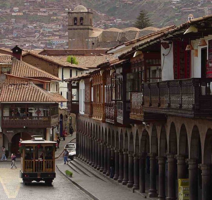 cusco-street2 street in cusco lima peru food and faith pilgrimage tour