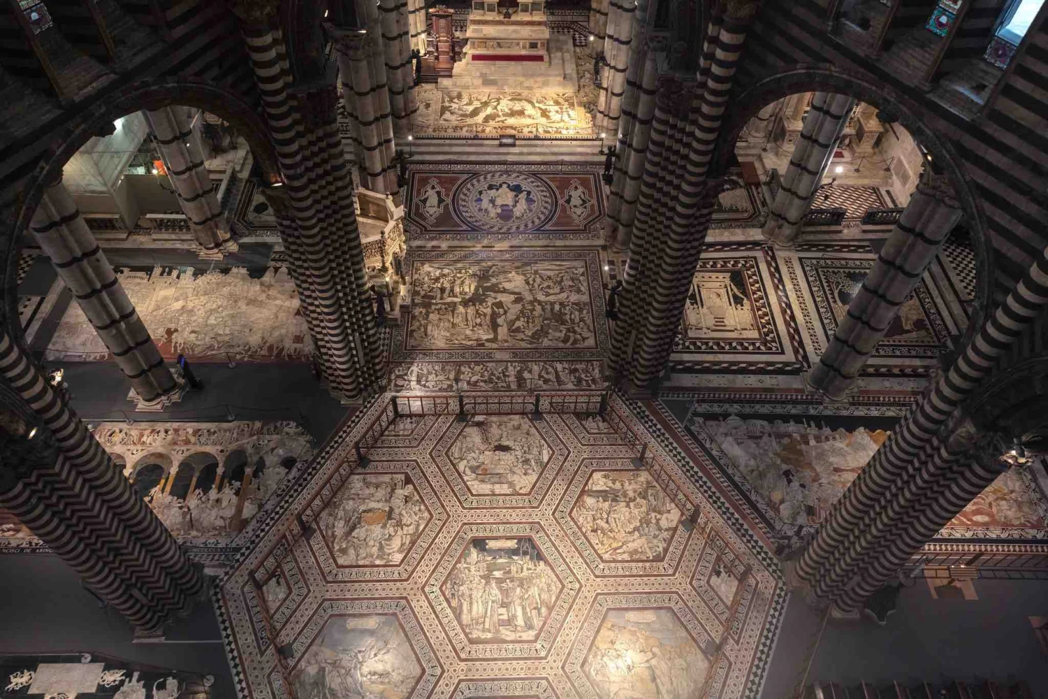 duomo-siena-floor floor of the siena italy cathedral pilgrimage