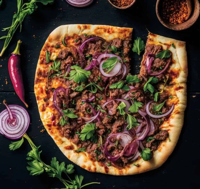 israeli-pizza holy land pizza food pilgrimage tour