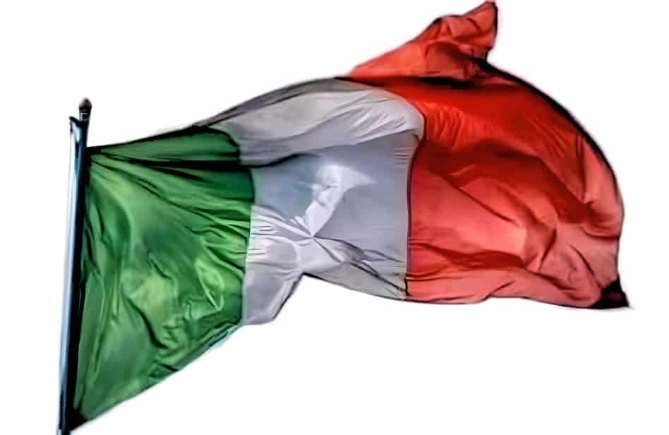 italy flag pilgrimage