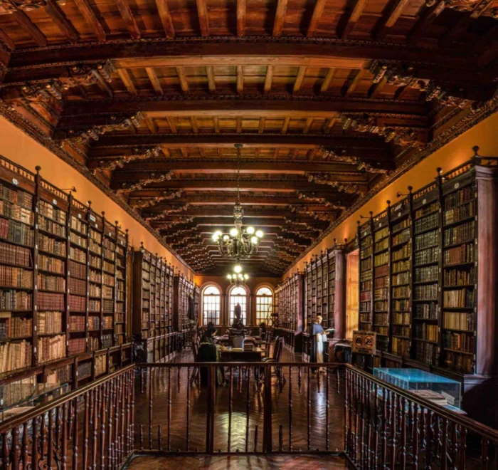 library-santo-domingo-lima-peru library at Santo Dominigo lima peru pilgrimage tour