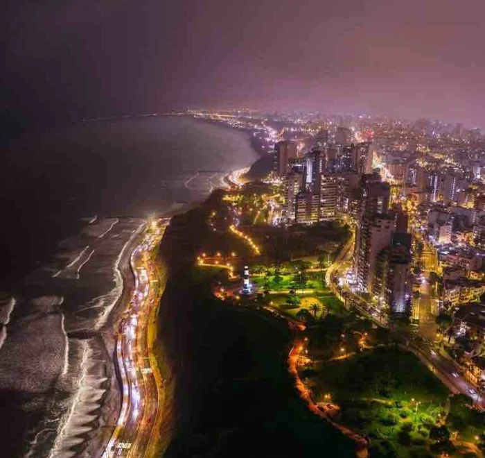 lima-night Lima peru at night pilgrimage tour