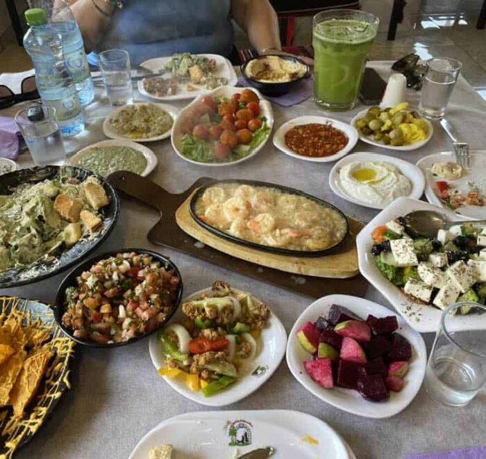 mezze-jerusalem-food mezze platter holy land pilgrimage tour