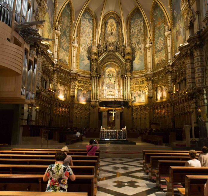 montserrat-church montserrat church interior pilgrimage