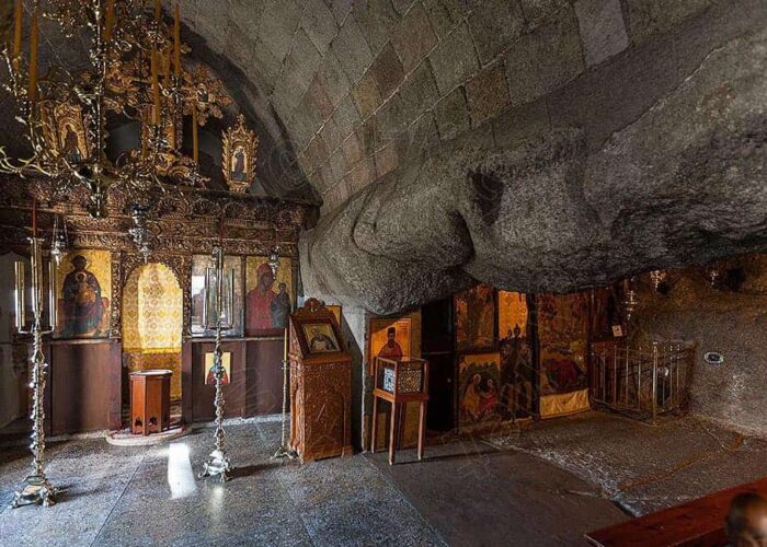 apocalypse-cave-patmos-greece apocalypse cave on patmos greece food and faith pilgrimage tour
