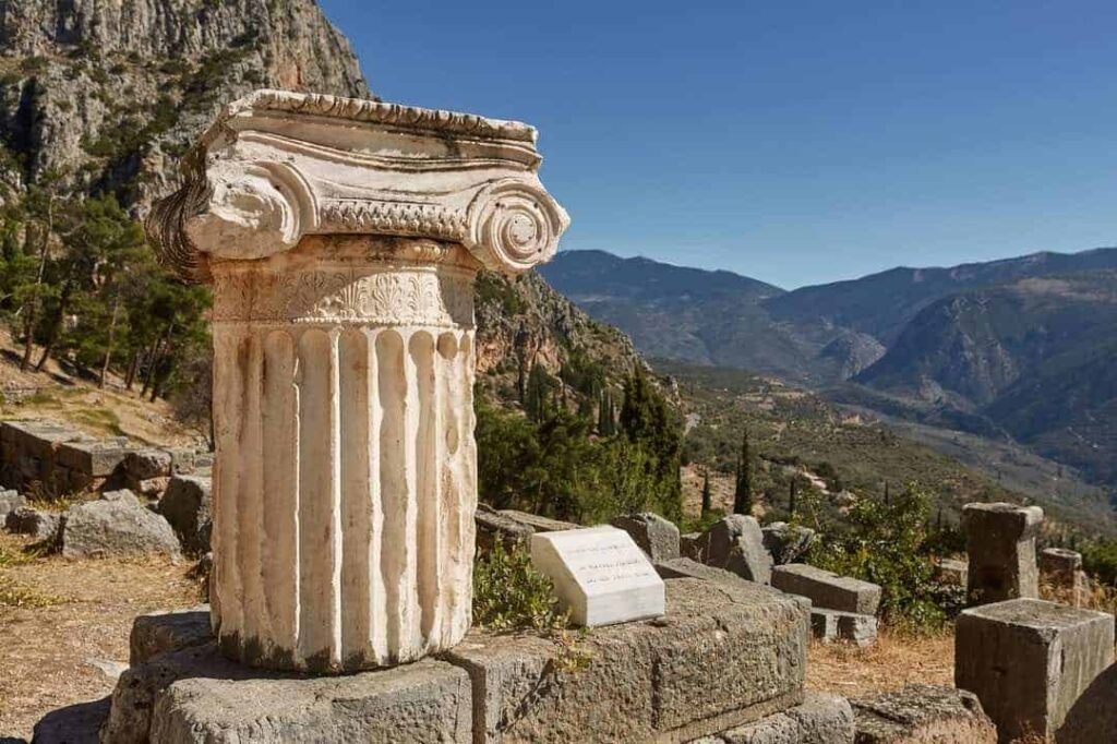 delphi greece food faith pilgrimage