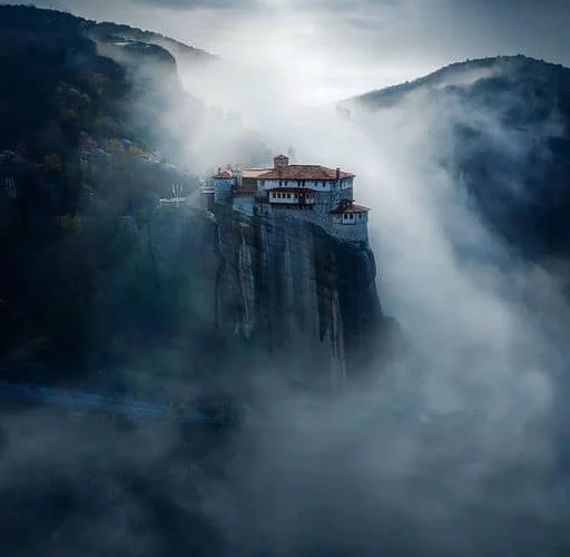 meteora-greece-pilgrimage meteora monastery in greece food and faith pilgrimage tour