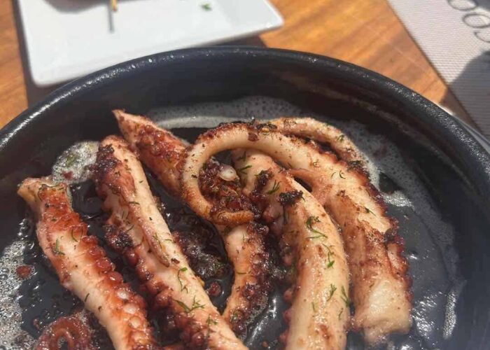 octopus-greece-pilgrimage grilled octopus greece food and faith pilgrimage tour