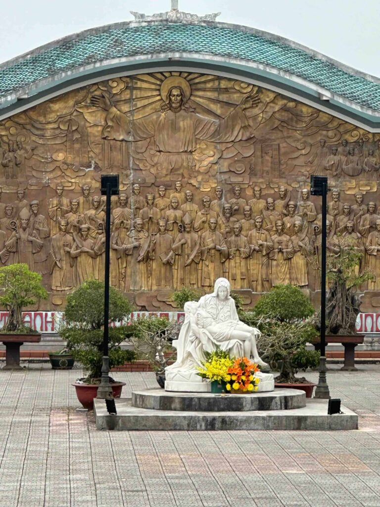 pieta-lavang-vietnam-pilgrimage pieta statue at our lady of lavang vietnam pilgrimage