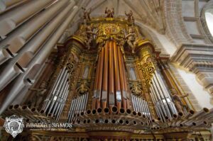 organ benedictine royal monastery spain pilgrimage