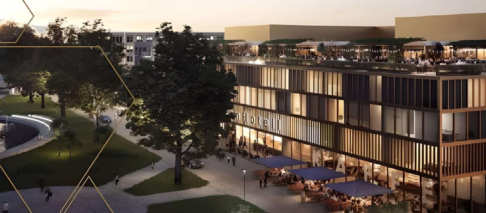 Clarion hotel in Sundsvall Sweden at night